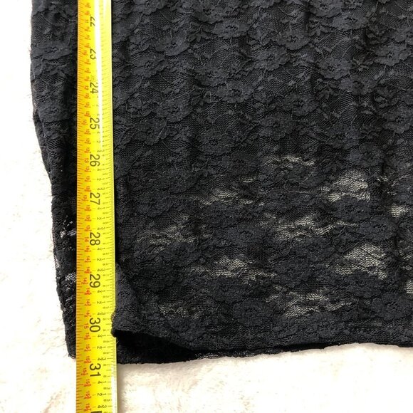 Guess Lace Little Black Party Cocktail Dress Size Small - Picture 12 of 13